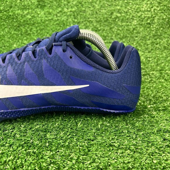 Nike Zoom Rival S 9 Men's 11 Cleats w/Spikes Navy White 907564 401 Racing Shoes - Picture 10 of 17